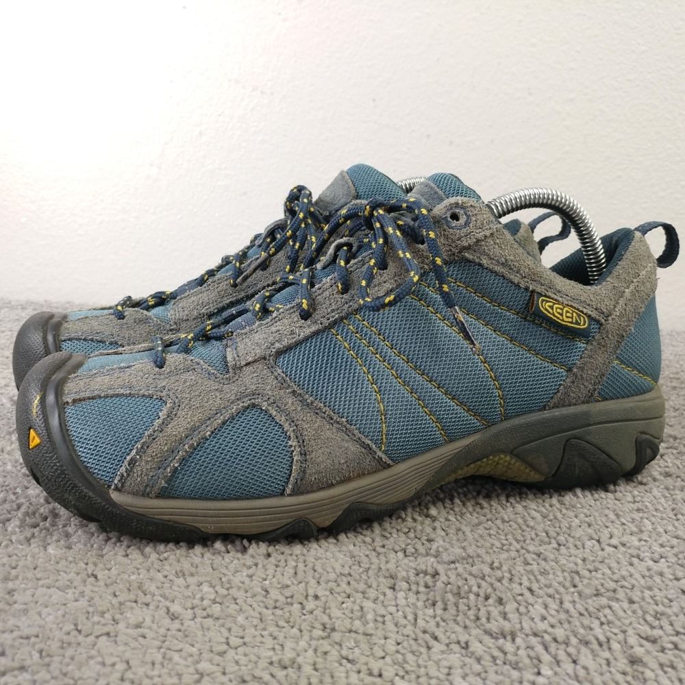 Keen Ambler Trail Hiking Womens Size 10 Shoes Blue Low Top Lace Up 1003945